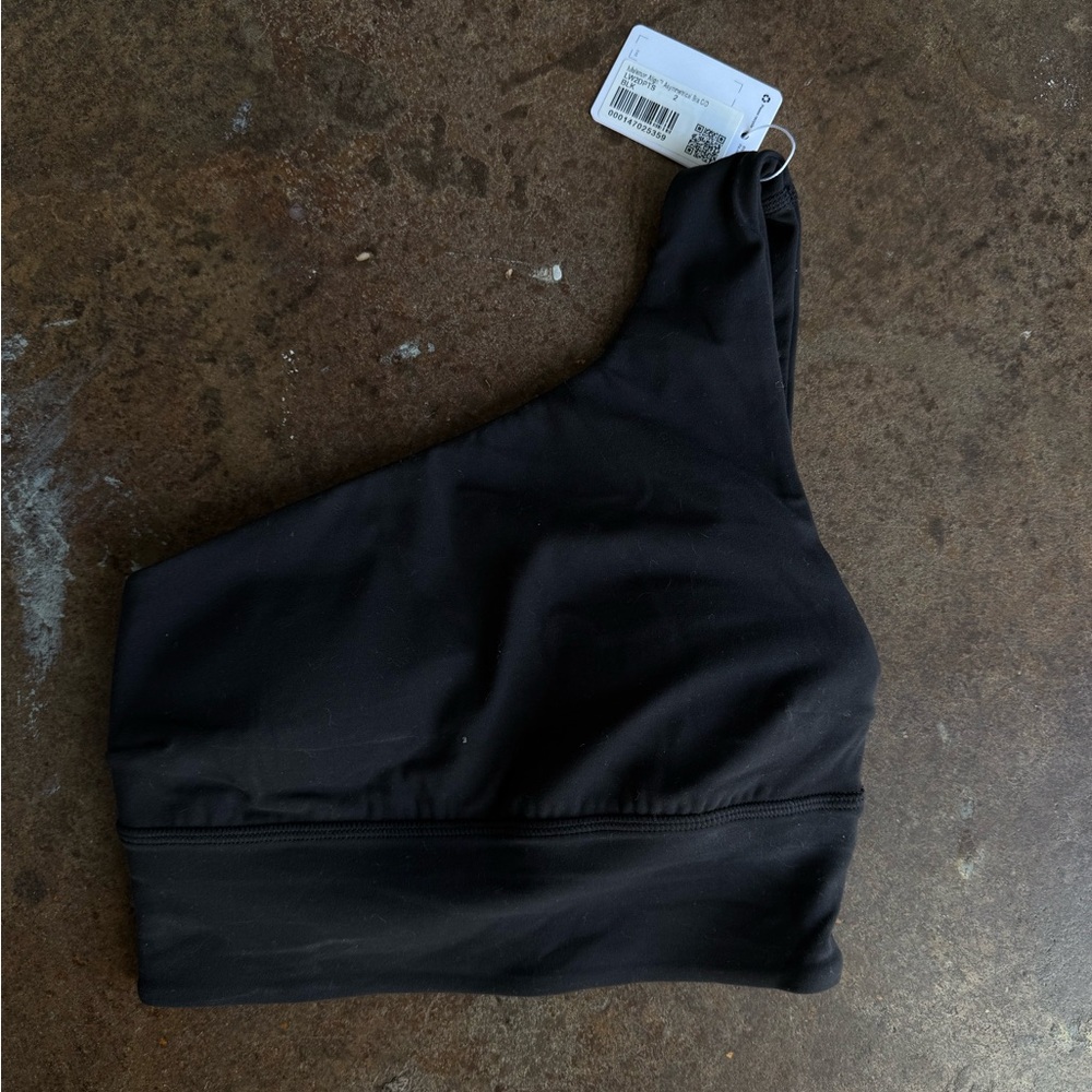lululemon athletica Black Sports Bra one shoulder